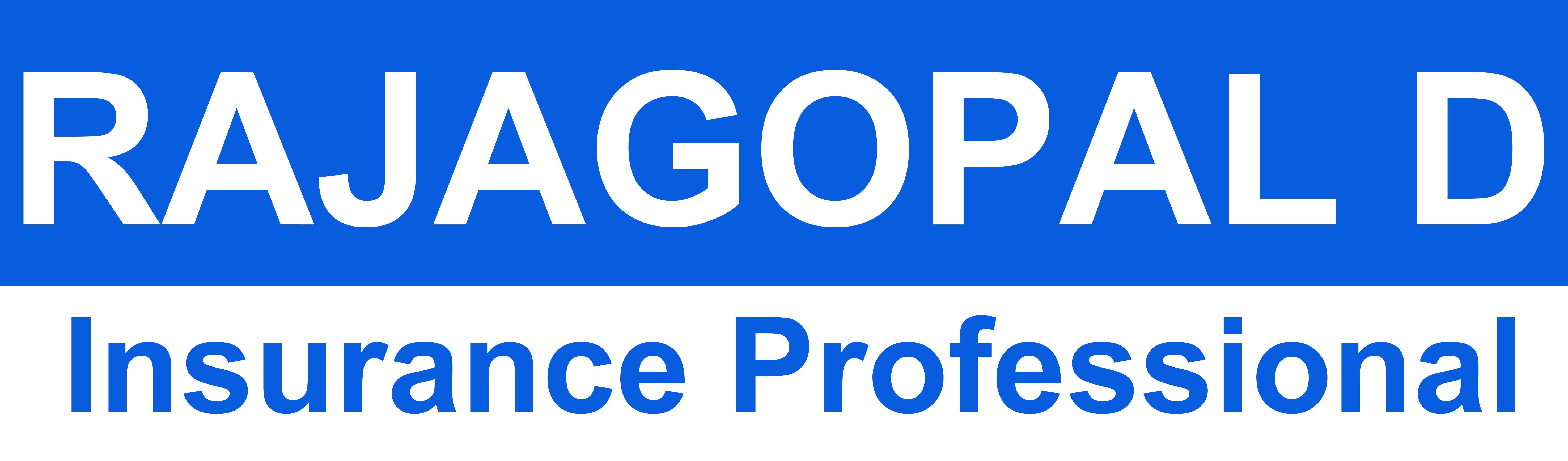 Rajagopal D - Insurance professional